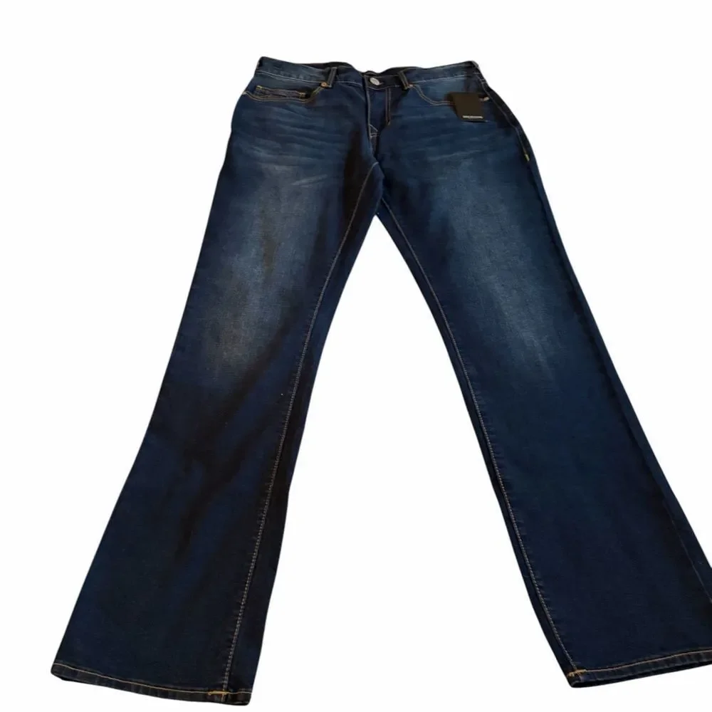 NWT True Religion Ricky Men's Straight Jeans W34/L34